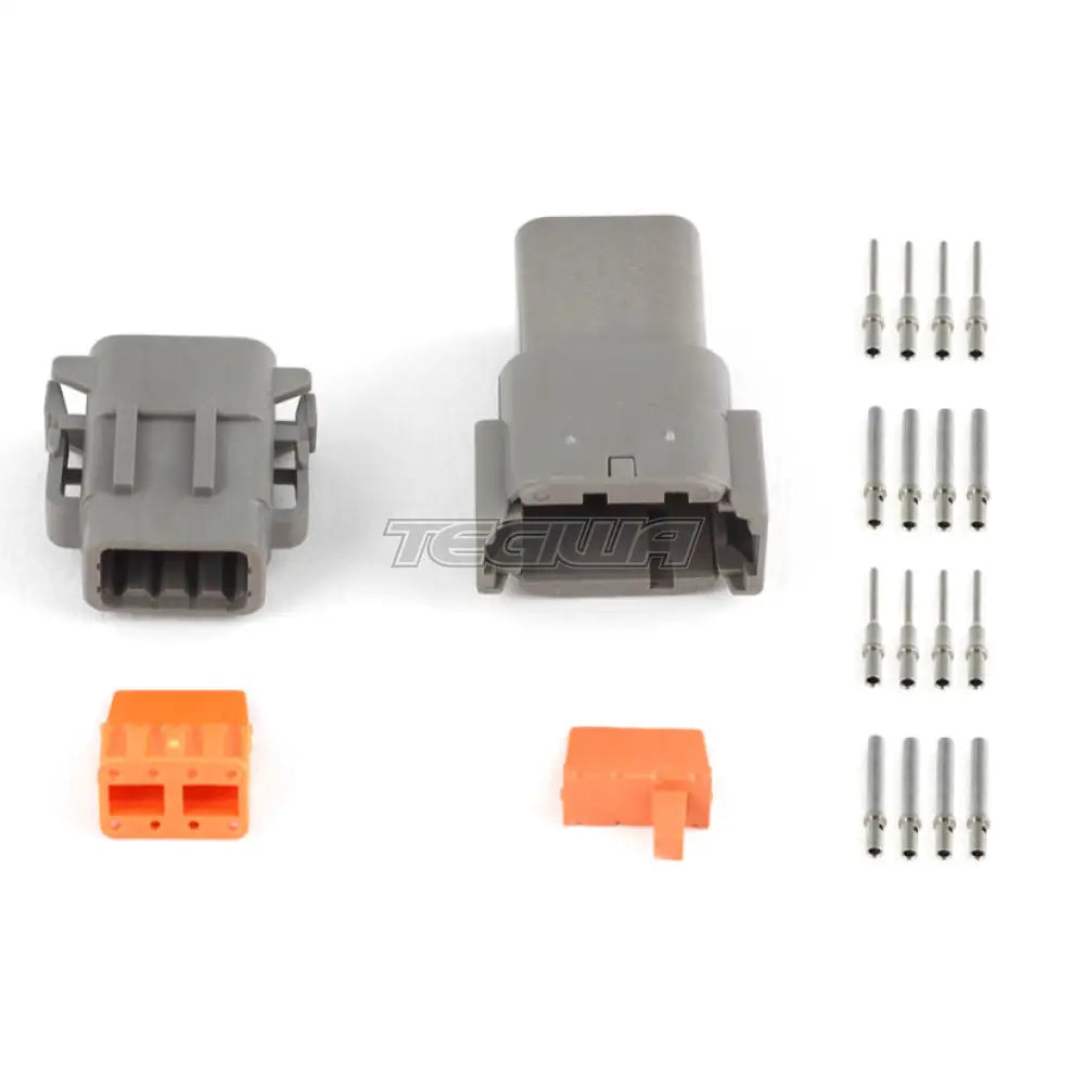 Haltech Plug And Pins Only - Matching Set Of Deutsch Dtm-8 Connectors (7.5 Amp) Sensors