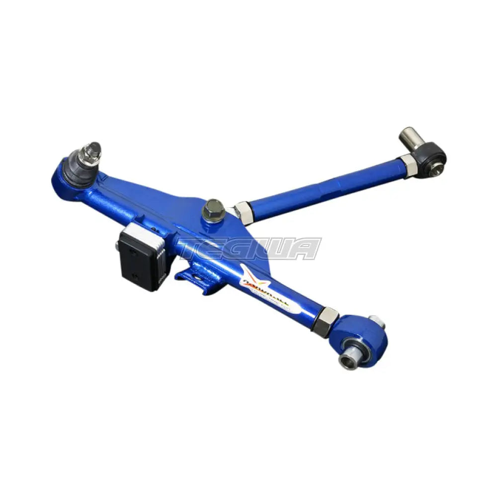 Hardrace 25mm Extended One Piece Adjustable Lower Control Arm And Tension Rod With Pillow Ball Bushes 2Pc Set Nissan