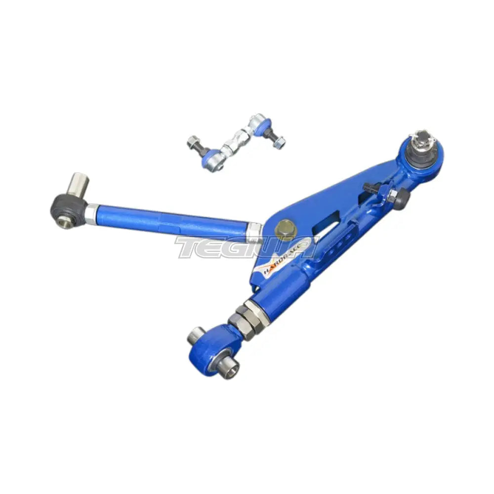Hardrace Adjustable Front Lower Control Arms And Drop Links V2 With Spherical Bearings 4Pc Set Nissan 200SX S14 Silvia