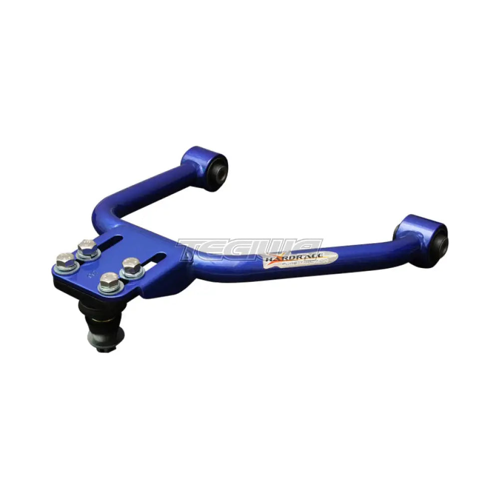 Hardrace Adjustable Front Upper Control Arm With Hardened Rubber Bushes 2Pc Set Nissan 350Z Z33 03-09 Camber & Control