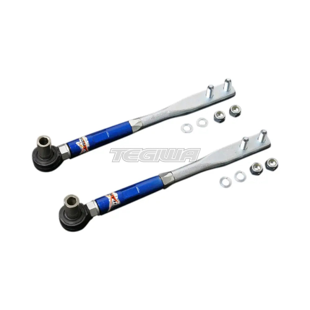 Hardrace Adjustable High Angle Front Tension Rod With Spherical Bearings 2Pc Set Nissan 200SX S13 89-94 Drop links