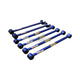 Hardrace Adjustable Rear Arms With Hardened Rubber Bushes 6Pc Set Toyota Corona T190 Exsior 94-97 Camber & Control Arms