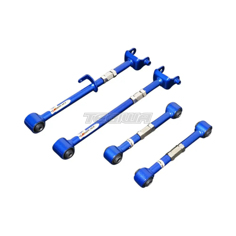 Hardrace Adjustable Rear Camber And Toe Control Arm With Hardened Rubber Bushes 4Pc Set Honda Accord CU 08-15 Camber &