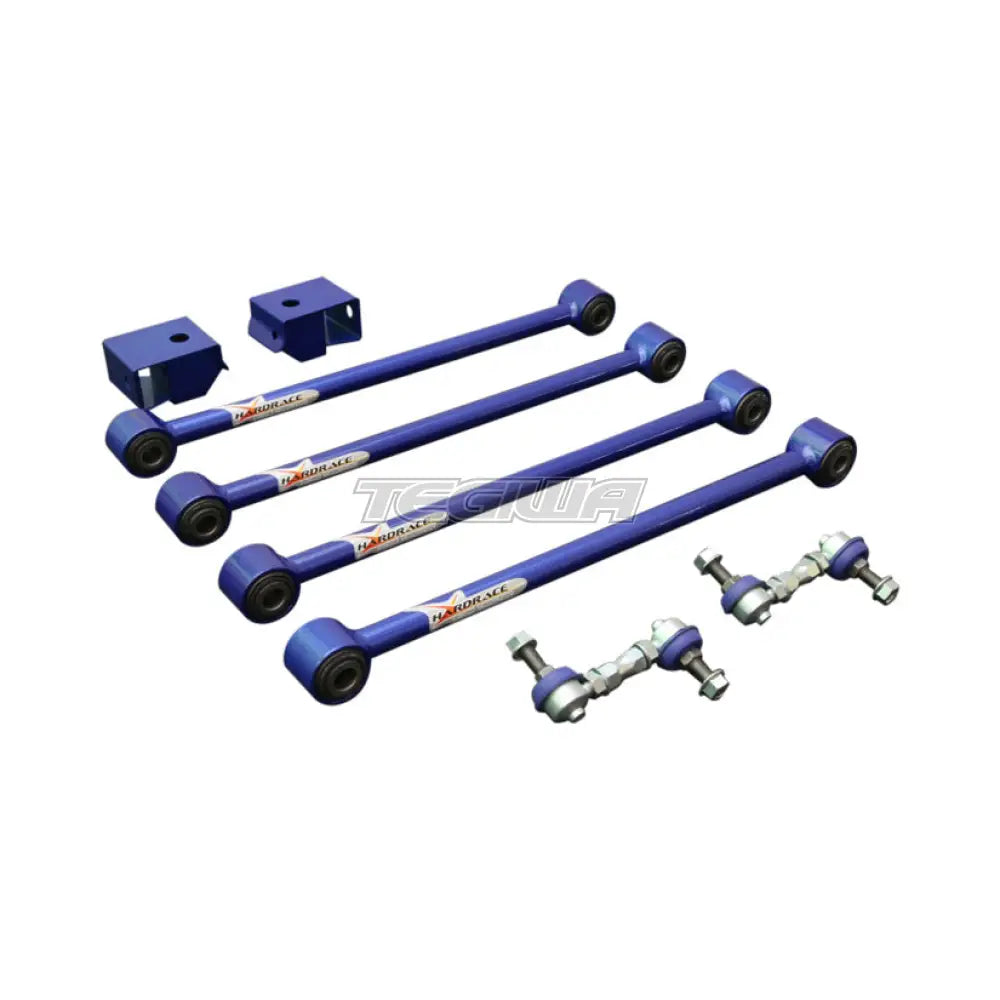 Hardrace Adjustable Rear Lateral Arms And Drop Links With Hardened Rubber Bushes 8Pc Set Subaru Impreza GC Camber &