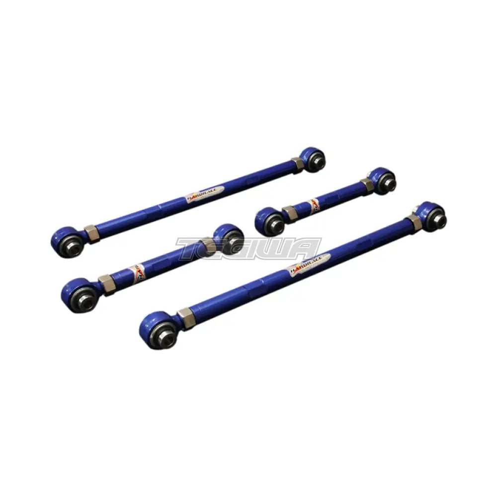 Hardrace Adjustable Rear Lateral Arms V2 With Spherical Bearings 4Pc Set Toyota Corolla AE86 83-87 Camber & Control Arms