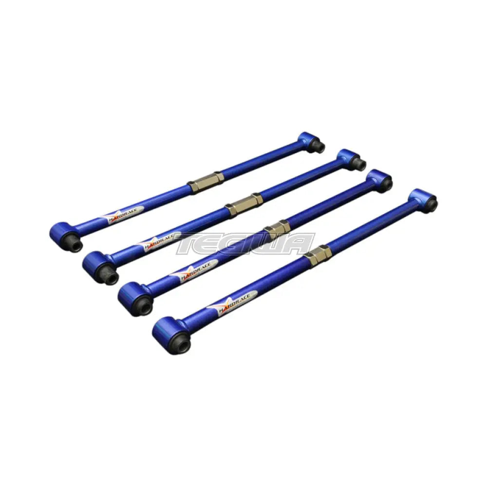 Hardrace Adjustable Rear Lateral Arms With Hardened Rubber Bushes 4Pc Set Mazda 323 Protege Ford Tierra 98-02 Camber &