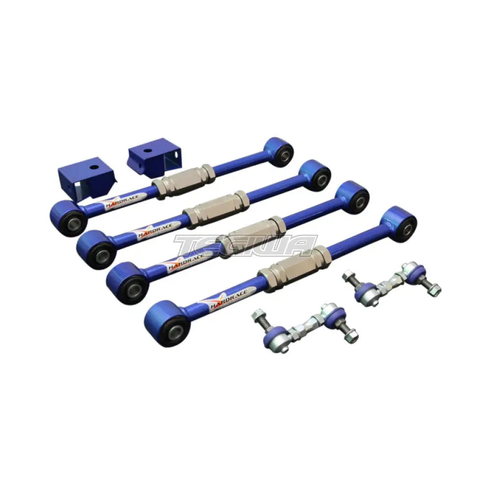 Hardrace Adjustable Rear Rear Lateral Rods With Spherical Bearings 6Pc Set Subaru Impreza GC GG Legacy BD BH Camber &