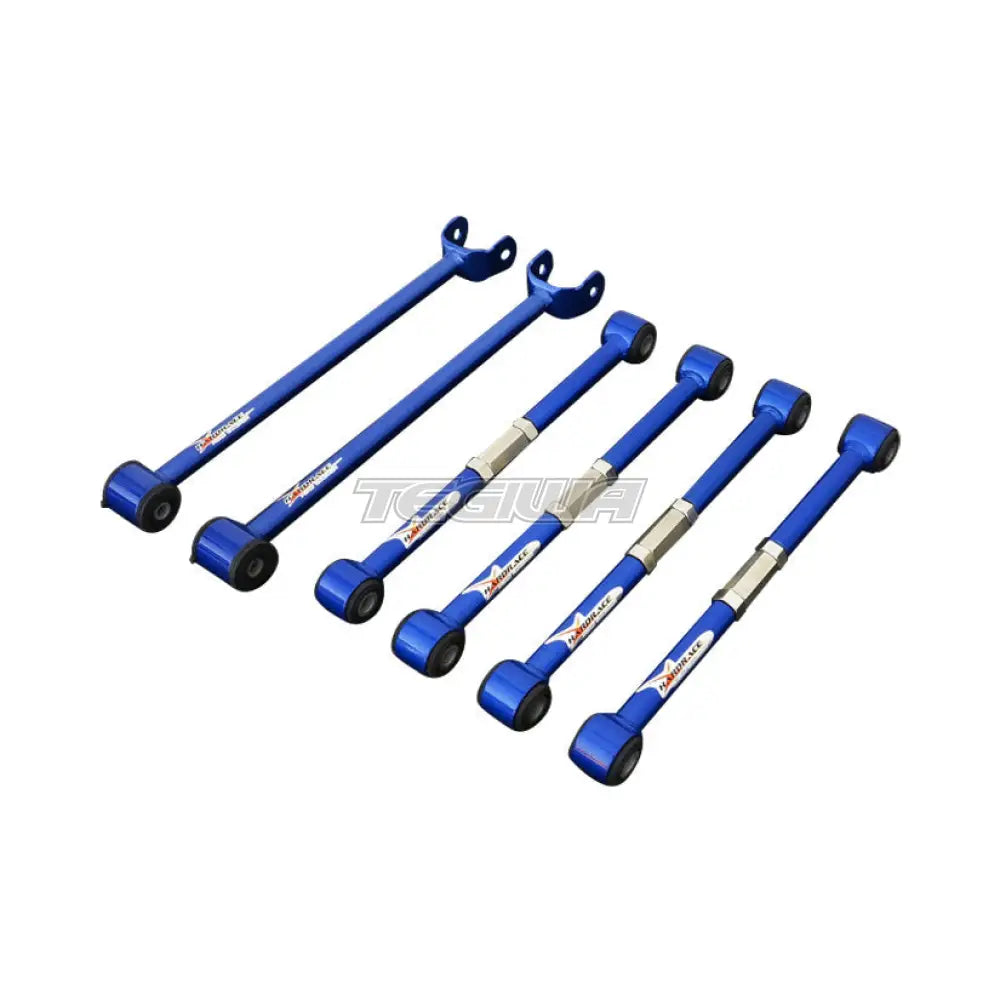Hardrace Adjustable Rear Links With Hardened Rubber Bushes 6Pc Set Toyota Premio T240 02-07 Camber & Control Arms