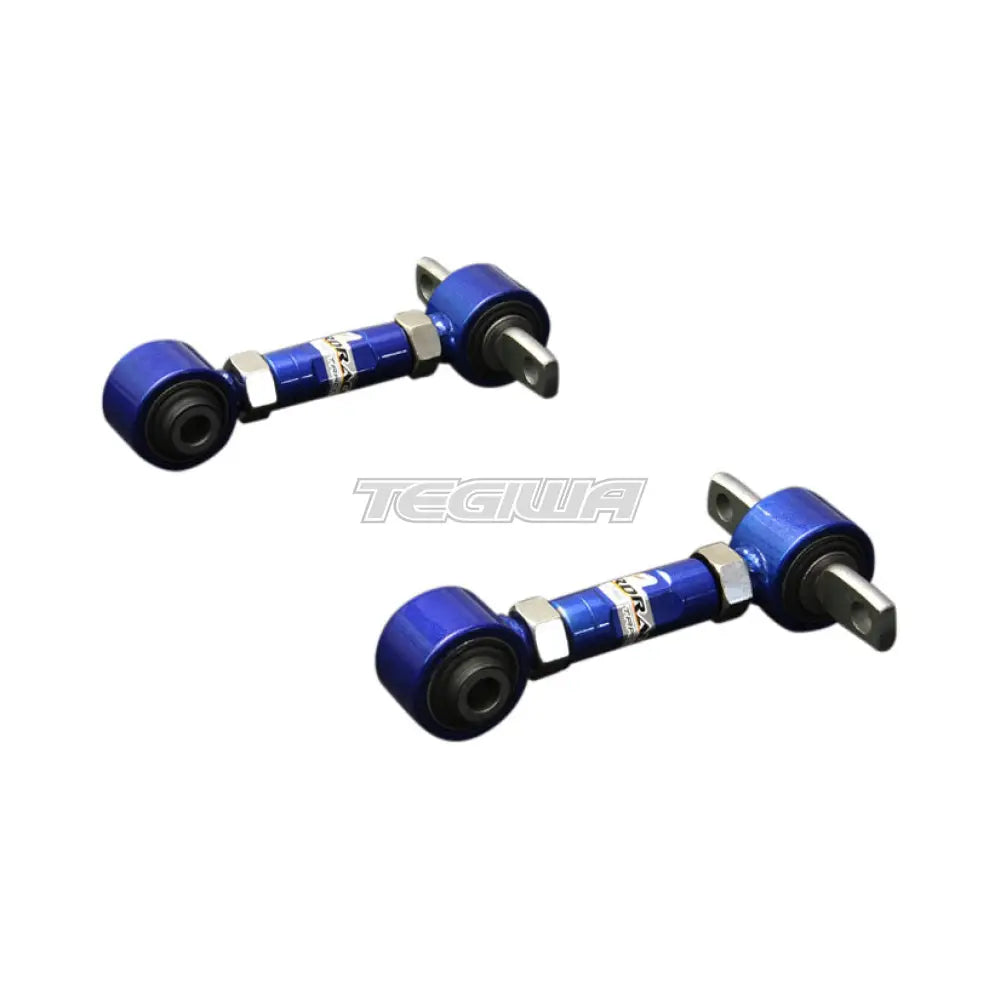 Hardrace Adjustable Rear Toe Control Arm With Hardened Rubber Bushes 2Pc Set Mitsubishi Lancer Evo 1-3 93-00 Camber &