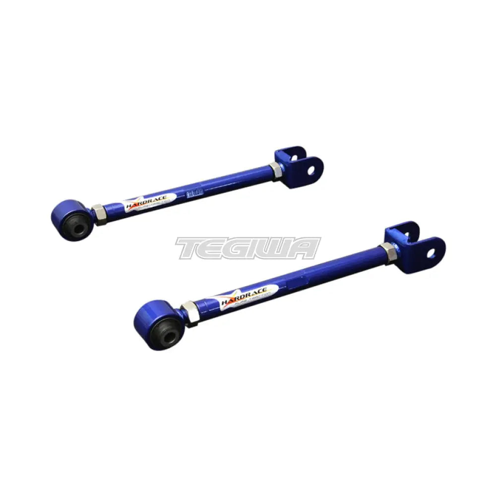 Hardrace Adjustable Rear Toe Control Arm With Hardened Rubber Bushes 2Pc Set Nissan 200SX S14 Skyline R33 R34 Camber &