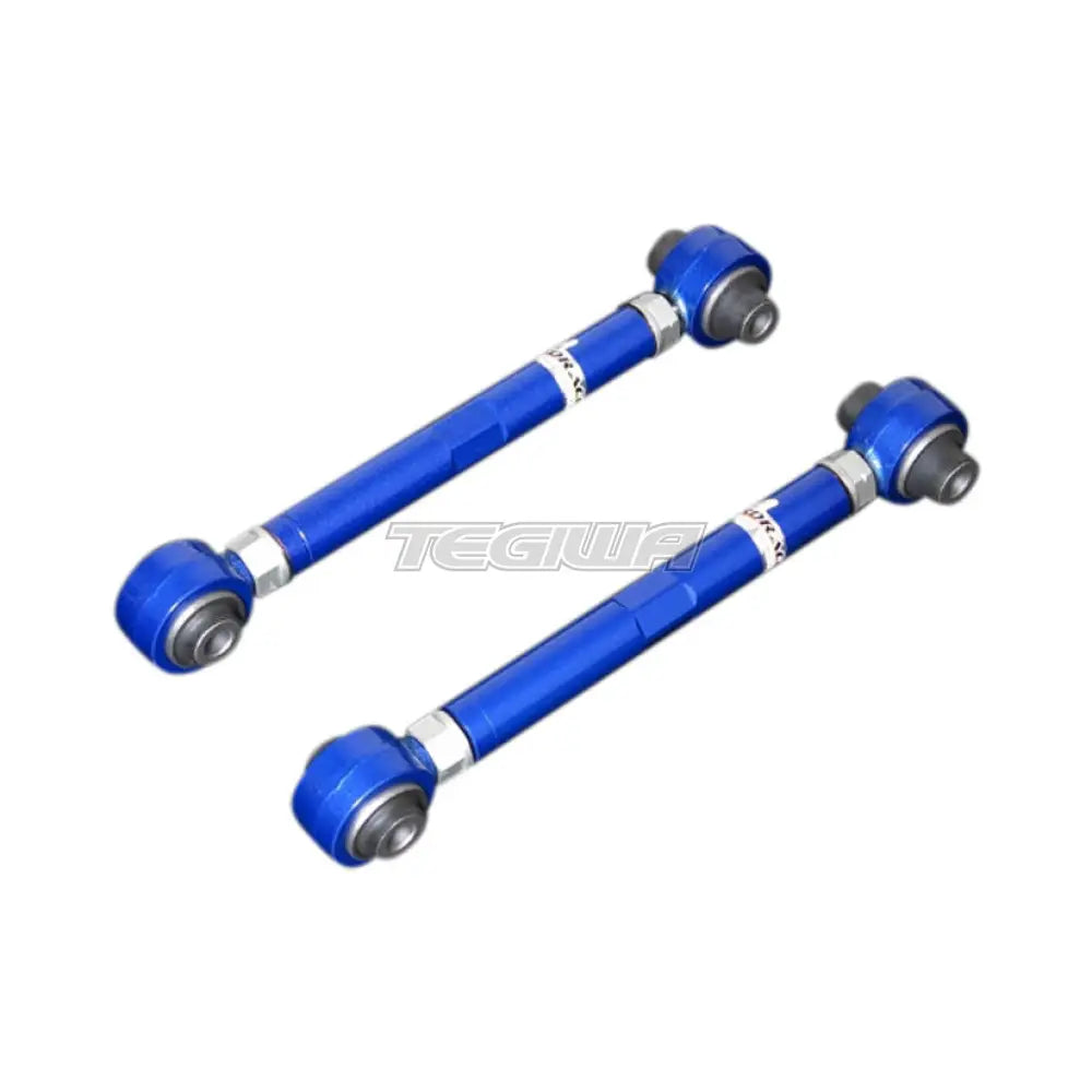 Hardrace Adjustable Rear Toe Control Arms Hardened Rubber Bushes Bearings 2Pc Set Audi A3 8V TT 8S Volkswagen Golf GTI