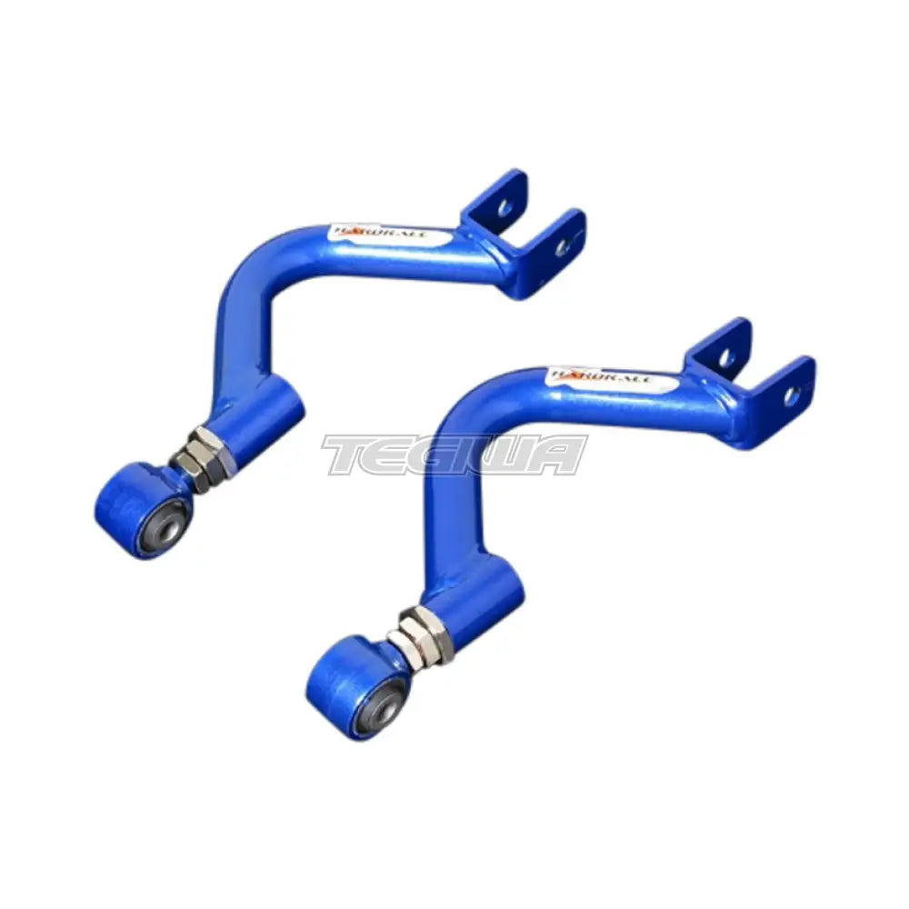 Hardrace Adjustable Rear Upper Camber Kit With Hardened Rubber Bushes 2Pc Set Nissan 200SX S13 S14 Silvia S15 Camber &