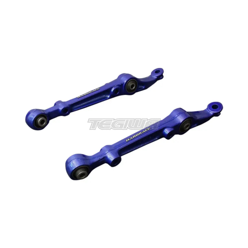Hardrace Blue Front Lower Control Arm With Hardened Rubber Bushes 2Pc Set Honda Civic EG 92-96 Bushes