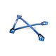 Hardrace Centre Lower 4-Point Brace Toyota Corolla Altis Auris 22 + Chassis Braces