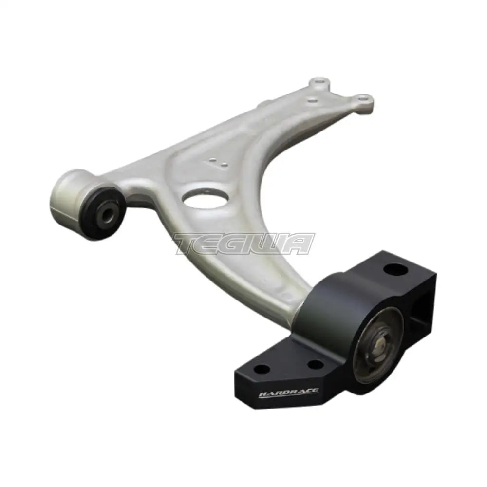 Hardrace Forged Aluminium Front Lower Control Arm With Hardened Rubber Bushes 2Pc Set VW Golf Mk5 03-09 Camber &