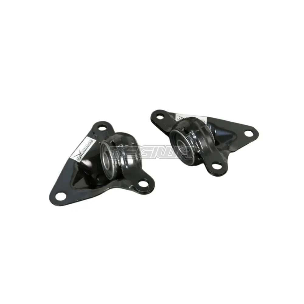Hardrace Front Lower Arm Bushing Rear Hardened Rubber 08-13 Honda Jazz Fit GE 2Pcs Bushes