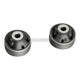 Hardrace Front Lower Arm Bushing Rear Hardened Rubber 2Pcs Nissan Tiida 04 + Livina 06-20 Sylphy 06-12 Sentra Bushes