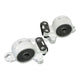 Hardrace Front Lower Arm Rear Compliance Bushing Kit Hardened Rubber 2Pcs Honda Cr-V 17 Bushes