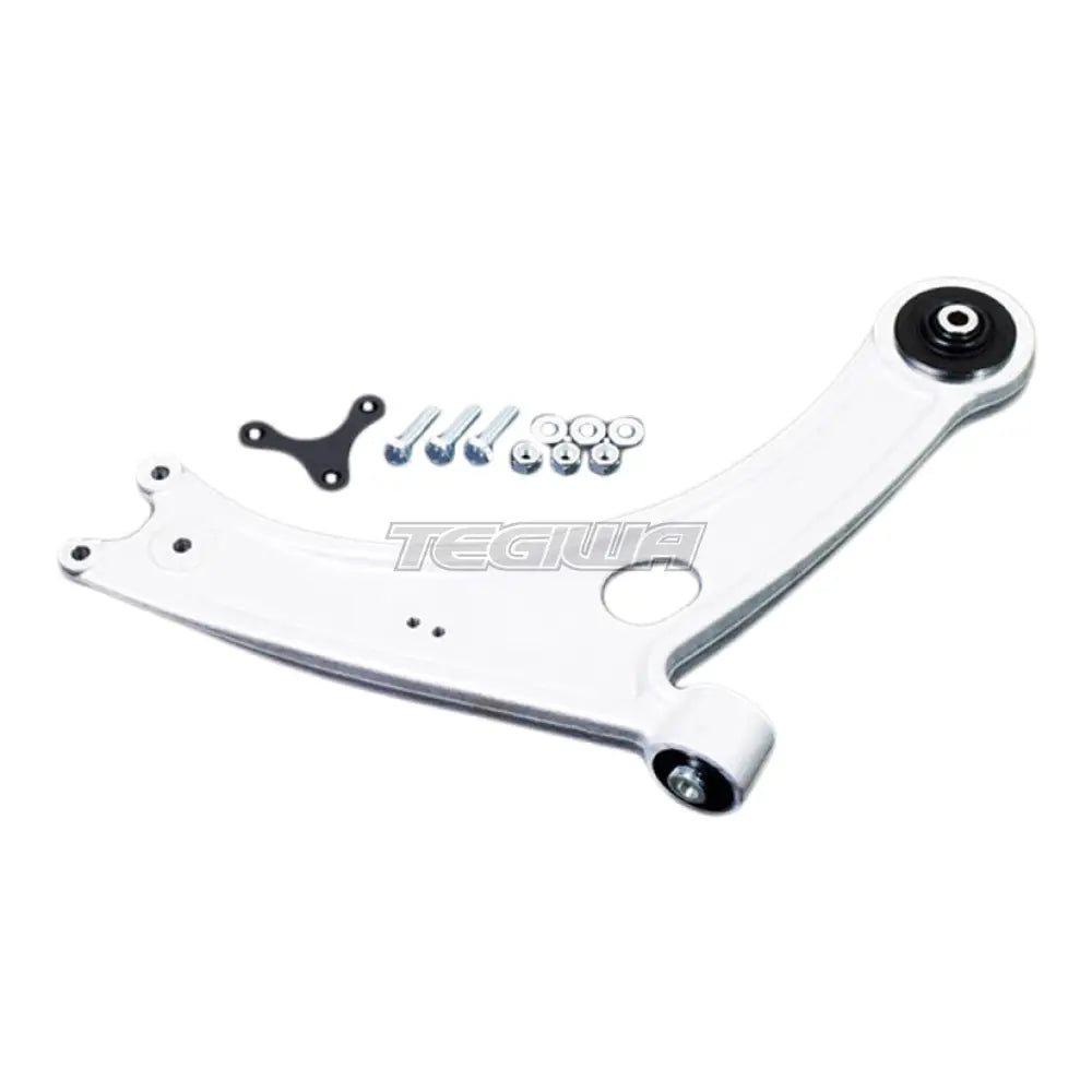 Hardrace Front Lower Control Arm Forged Aluminum Pillow Ball 2Pcs Vw Golf 12-20 + T-Roc 17 + Audi A3 12-20 + Q2 16