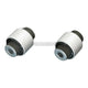 Hardrace Front Lower Front Straight Arm Shock Bushing Hardened Rubber 2Pcs Tesla Model 3 17 + Bushes