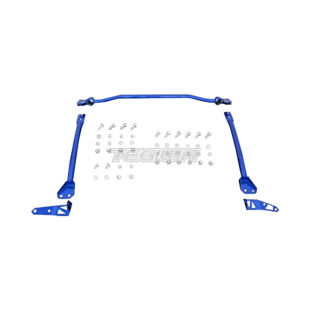 Hardrace Front Lower Structure Bar 5Pc Set Honda Fit GK 14 + Chassis Braces