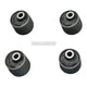 Hardrace Front Radius Arm Axle Side Bushing Offset Hardened Rubber 4Pcs Suzuki Jimny 98-18 18 + Bushes