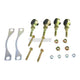 Hardrace Front Upper Arm Bushing Offset Function Harden Rubber 6 Piece Set Camber -0.5 Caster + 0.5 Honda Civic EG Dc2