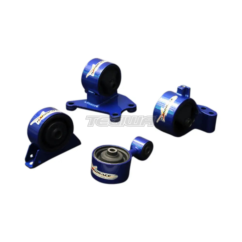 Hardrace Hardened Engine Mounts 4Pc Set Mitsubishi Evo 7-9 USDM 6MT 03-08 Engine Mounts