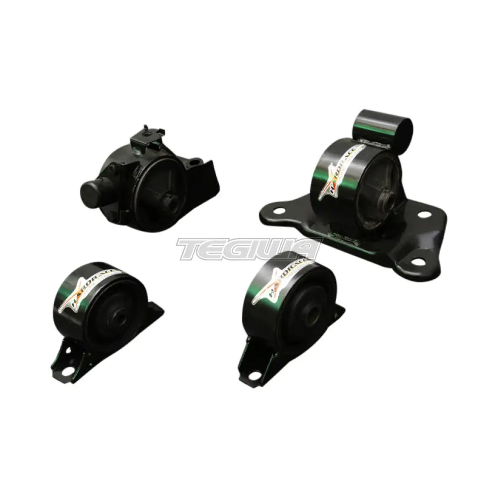 Hardrace Hardened Engine Mounts 4Pc Set Mitsubishi Lancer Virage 1.8 AT 97-00 Engine Mounts