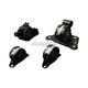 Hardrace Hardened Engine Mounts 4Pc Set Mitsubishi Lancer Virage 1.8 AT 97-00 Engine Mounts