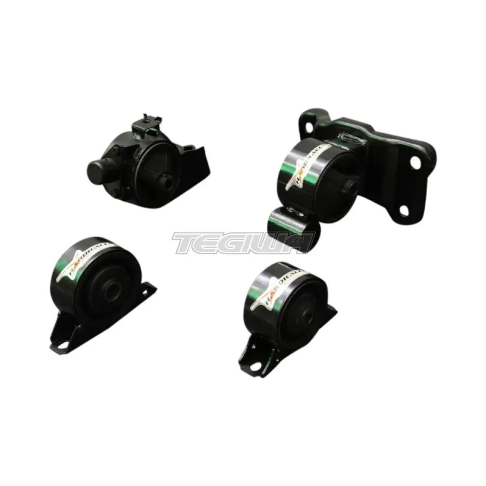 Hardrace Hardened Engine Mounts 4Pc Set Mitsubishi Lancer Virage 1.8 MT 97-00 Engine Mounts