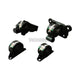 Hardrace Hardened Engine Mounts 4Pc Set Mitsubishi Lancer Virage AT 1.6 97-00 Engine Mounts