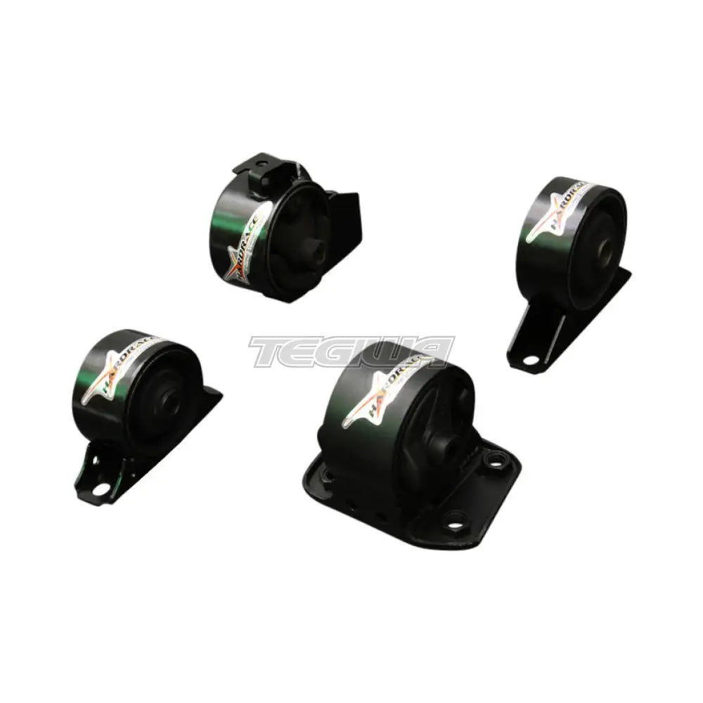 Hardrace Hardened Engine Mounts 4Pc Set Mitsubishi Lancer Virage AT 93-96 Engine Mounts
