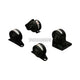 Hardrace Hardened Engine Mounts 4Pc Set Mitsubishi Lancer Virage MT 93-96 Engine Mounts