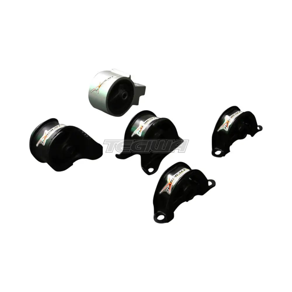 Hardrace Hardened Engine Mounts 5Pc Set Honda Civic EG Auto B-Series D-Series 92-96 Engine Mounts