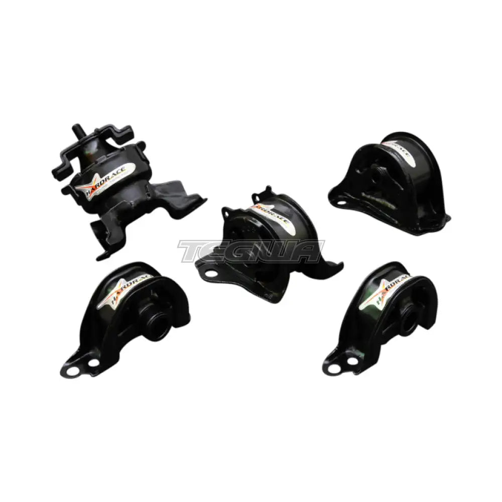 Hardrace Hardened Engine Mounts 5Pc Set Honda Civic EK B-Series D-Series 96-00 Engine Mounts