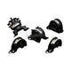 Hardrace Hardened Engine Mounts 5Pc Set Honda Civic EK B-Series D-Series 96-00 Engine Mounts