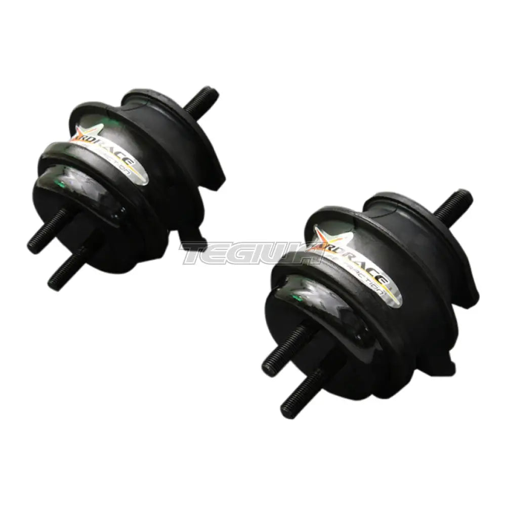Hardrace Hardened Engine & Transmission Mount 3 Piece Set Nissan 240SX/Silvia/S13/S14/S15 Race 89-02 Bushes