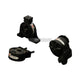 Hardrace Hardened Rear/Left Engine Mounts 3Pc Set Suzuki Solio 02-05 Engine Mounts