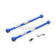 Hardrace Hardened Rubber Adjustable Rear Arm With Headlight Leveling Locking Bracket 4Pc Set Mini Cooper 01-06 Camber &