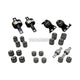 Hardrace Hardened Rubber Arm Bushes Complete 24Pc Set JDM Honda Integra DC2 Type R 94-01 Bushes
