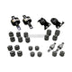 Hardrace Hardened Rubber Arm Bushes Complete 26Pc Set USDM Honda Integra DC2 RS LS SE GS GS-R 94-01 Bushes