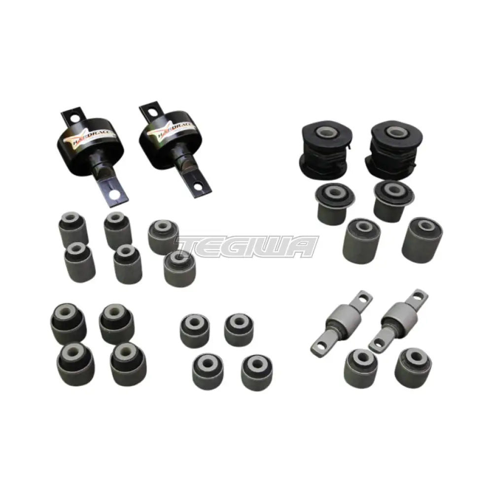 Hardrace Hardened Rubber Complete Arm Bushes Set 26Pc Set Honda Civic EK USDM 96-99 Bushes