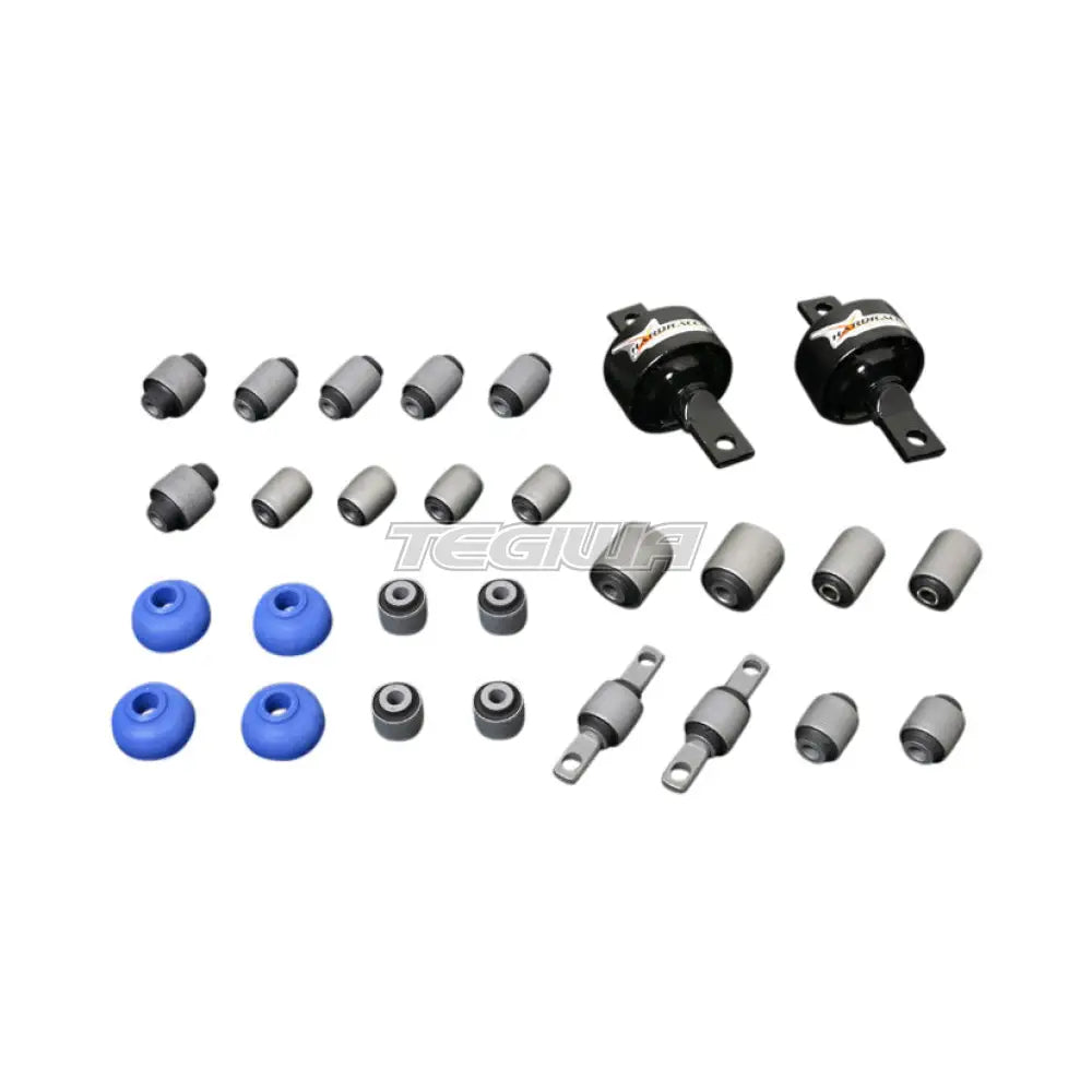 Hardrace Hardened Rubber Complete Bush Kit 28Pc Set Honda Civic EF CRX 88-91 Bushes