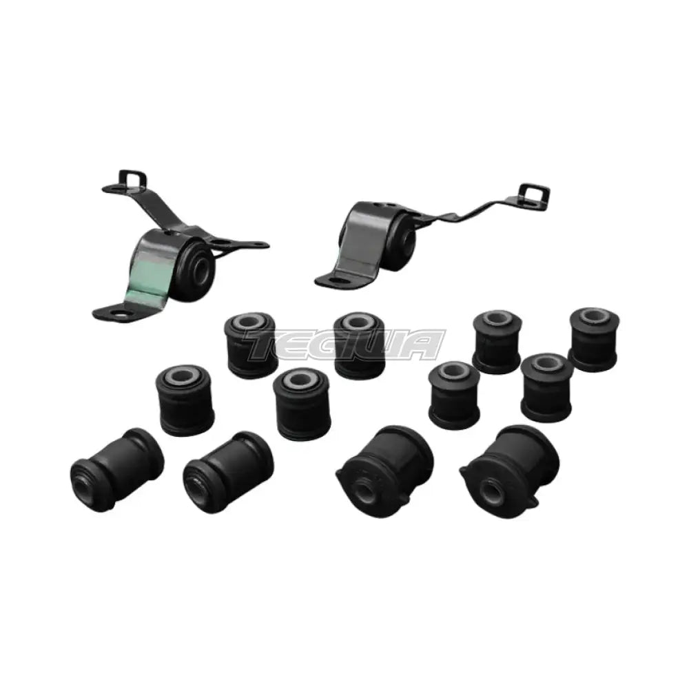 Hardrace Hardened Rubber Complete Bushing Kit 14Pc Set Toyota Corolla 93-00 Bushes