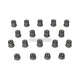 Hardrace Hardened Rubber Complete Bushing Kit 18Pc Set Lotus Exige Elise Bushes