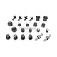 Hardrace Hardened Rubber Complete Bushing Kit 22Pc Set Honda Civic Si 01-06 Bushes
