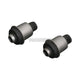 Hardrace Hardened Rubber Front Cross Member Bushes 2Pc Set Nissan Tiida C11 Bushes