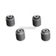 Hardrace Hardened Rubber Front Lower Arm Bushes 3Pc Set Mitsubishi Galant 92-98 Eclipse 95-99 Bushes