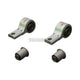 Hardrace Hardened Rubber Front Lower Arm Bushes 4Pc Set Ford Fiesta Mk5 Mazda2 02-07 Bushes